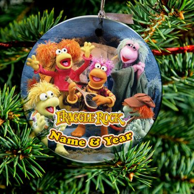Personalized Round Ceramic Ornament Fraggle Rock 1