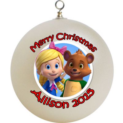Personalized Goldie and Bear Christmas Ornament Custom Gift #1