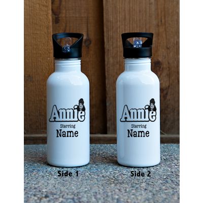 Personalized Little Orphan Annie Water bottle custom gift 