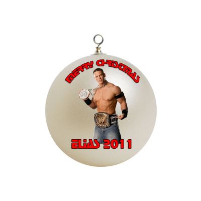 Personalized WWE John Cena Christmas Ornament #1