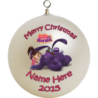 Personalized Kate and Mim-Mim Christmas Ornament Custom Gift #2