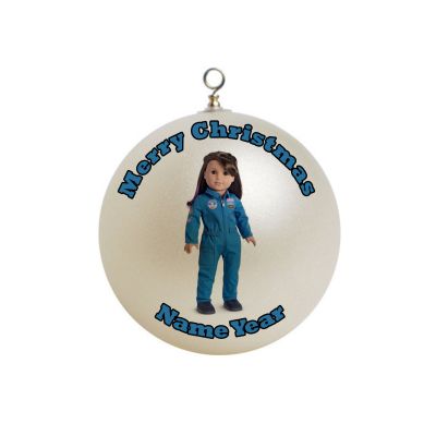 Personalized American Girl Luciana Astronaut Ornament Christmas #2