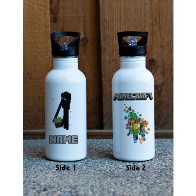 Personalized Minecraft Water bottle custom gift #3