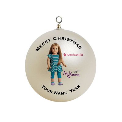 Personalized American Girl  X-mas Ornament McKenna #1