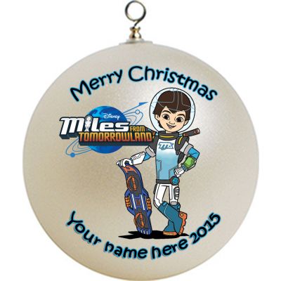 Personalized Miles from Tomorrowland Christmas Ornament Custom #1