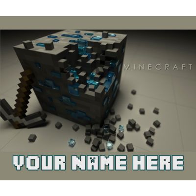 Personalized Minecraft Mousepad
