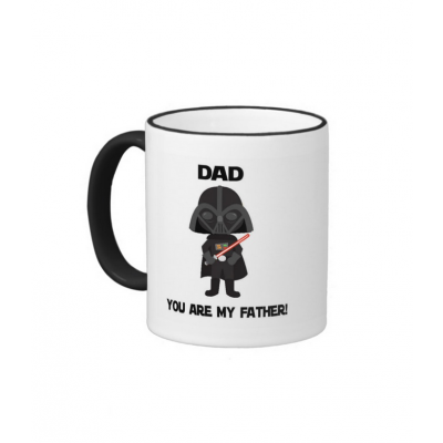 Personalized  Ceramic Mug Space War Dad You Are My Father Coffee Black Handle Mug 11oz #2