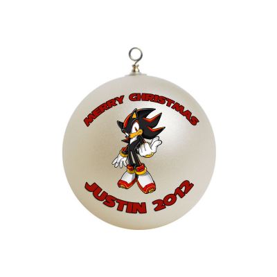 Personalized Sonic the Hedgehog Ornament Shadow