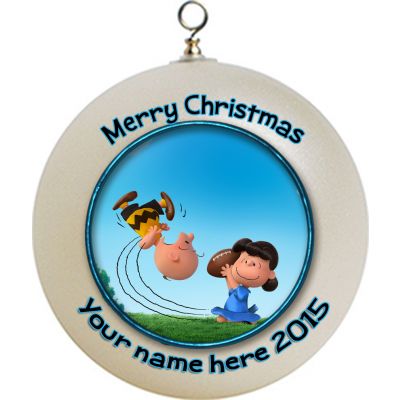 Personalized Peanuts Snoopy Charlie Brown Christmas Ornament Custom #3