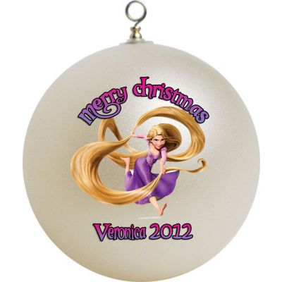 Personalized Tangled Rapunzel Christmas Ornament 