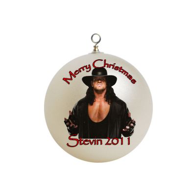 Personalized WWE The Undertaker Christmas Ornament #1