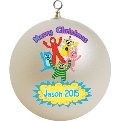 Personalized Yo Gabba Gabba Christmas Ornament Custom Gift #2