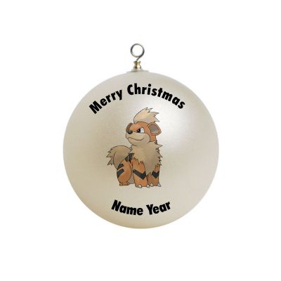 Personalized  Pokemon Arcanine Christmas  Ornament #17