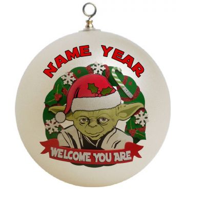 Personalized  Star Wars Yoda  Christmas Ornament Custom Gift #19