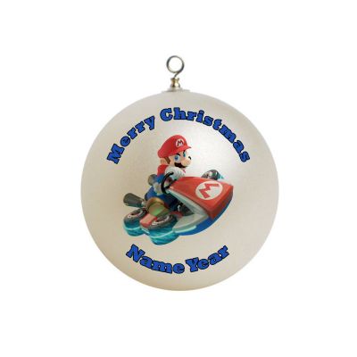 Personalized Mario Kart Mario Ornament  1