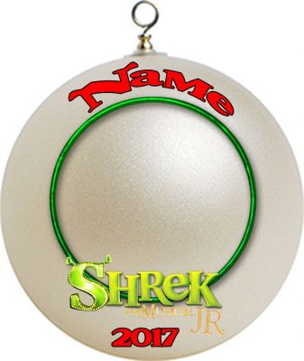 Personalized Shrek the musical Add Your Photo Border Ornament Custom Border Gift #1