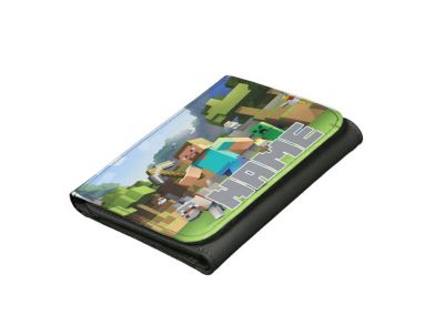 Small Faux Leather Wallet Minecraft #1