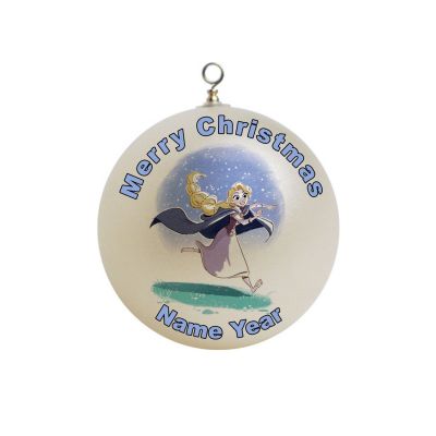 Personalized Tangled Rapunzel Illustration Christmas Ornament 2