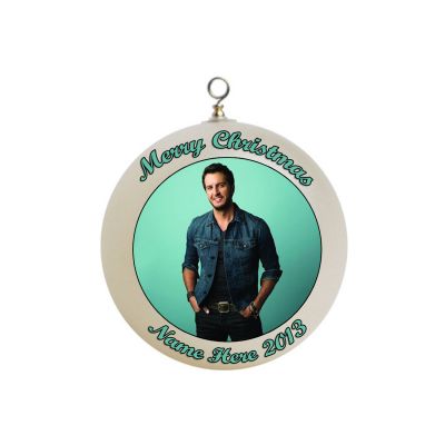 Personalized Luke Bryan Christmas Ornament Custom Gift #2
