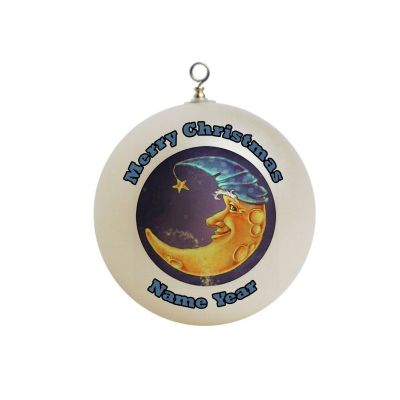 Personalized Moon With a hat Ornament  Moon 2