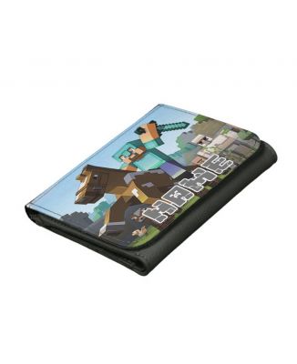 Small Faux Leather Wallet Minecraft #2