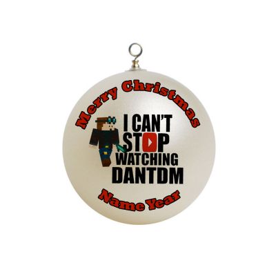 Personalized Minecraft Dan TDM dantdm Ornament Custom #3