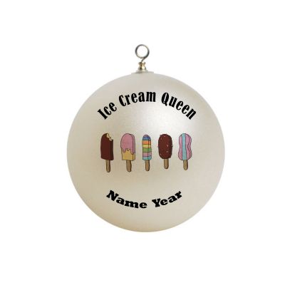 Personalized  Ice Cream Queen Funny  Ornament Funny 50