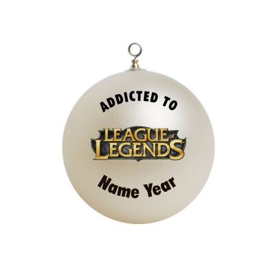 Personalized League Of Legends Logo Ornament FUNNY ADDICTED TO  #7