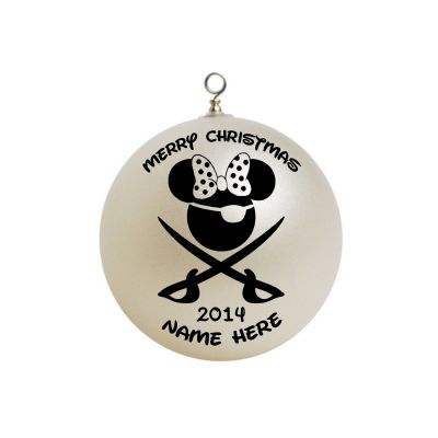 Personalized Disney's Pirate Minnie Christmas Ornament Gift #7