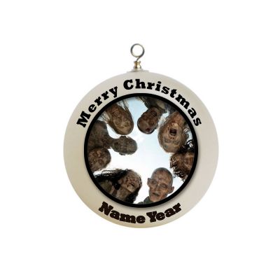 Personalized Walking Dead  Zombies Custom Ornament #8