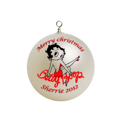 Personalized Betty Boop X-mas Ornament custom Gift #1