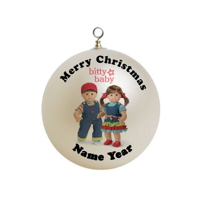 Personalized American Doll Bitty Baby Twins Ornament Custom Gift #3