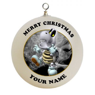 Personalized Super Mario x-mas Ornament  Dry Bones 