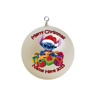 Personalized Lilo and Stitch Christmas Ornament #1