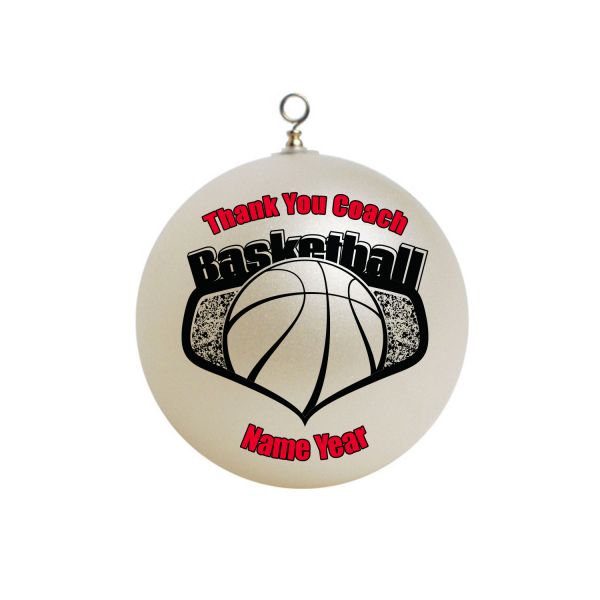 Personalized Sports basketball Christmas Ornament #10