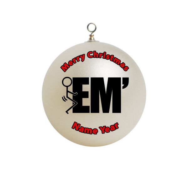 Personalized Fuck Em  Christmas Ornament Custom Gift #12