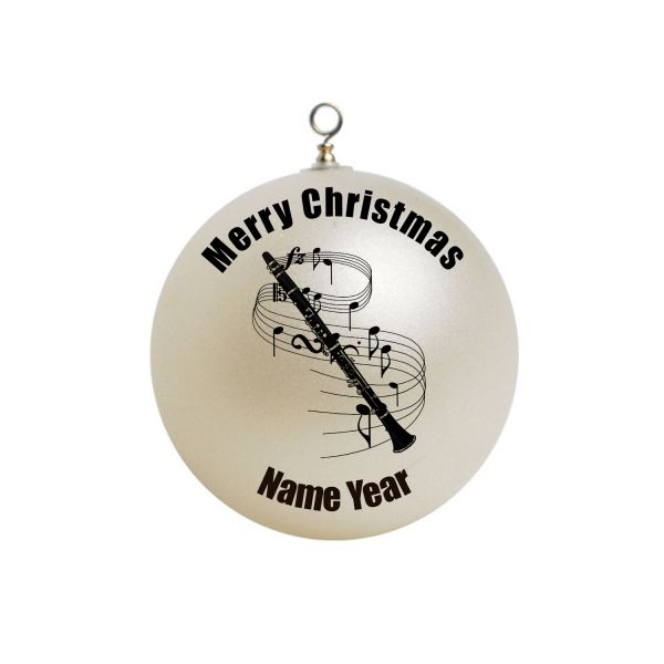 Personalized Clarinet Christmas Ornament Custom Gift #12