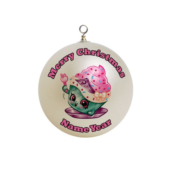 Personalized Shopkins Cupcake Princess Ornament Custom Gift #13