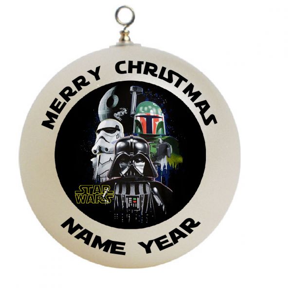 Personalized Star Wars Trio with black Background Christmas Ornament Custom Gift #16