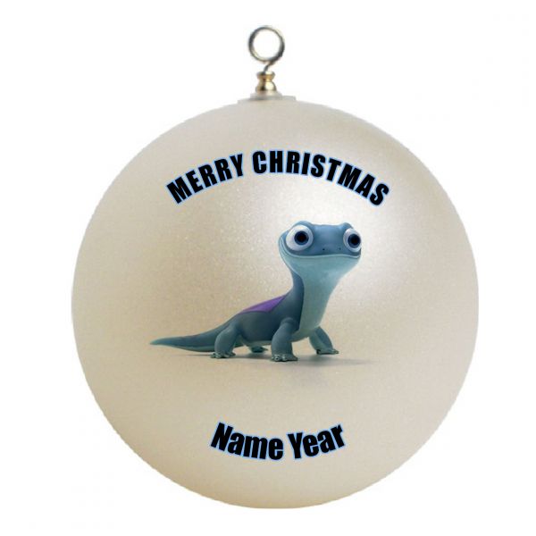 Personalized Frozen Fire Salamander Ornament 17