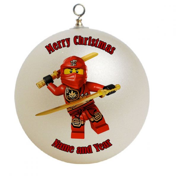Personalized Red Ninjago Kai Christmas Ornament Custom Gift #18