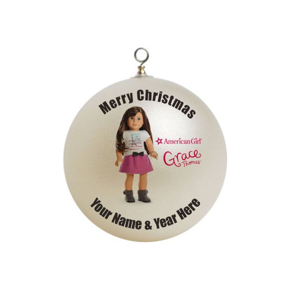 Personalized American Girl Christmas Ornament Grace Thomas #1