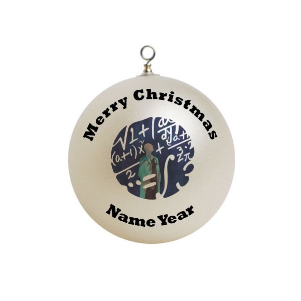 Personalized Calculus Christmas Ornament 1