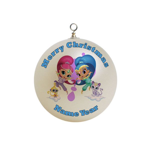 Personalized Shimmer and Shine Christmas Ornament Custom Gift #1