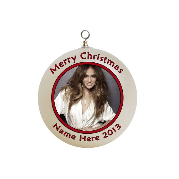 Personalized Jennifer Lopez Christmas Ornament Custom Gift #1