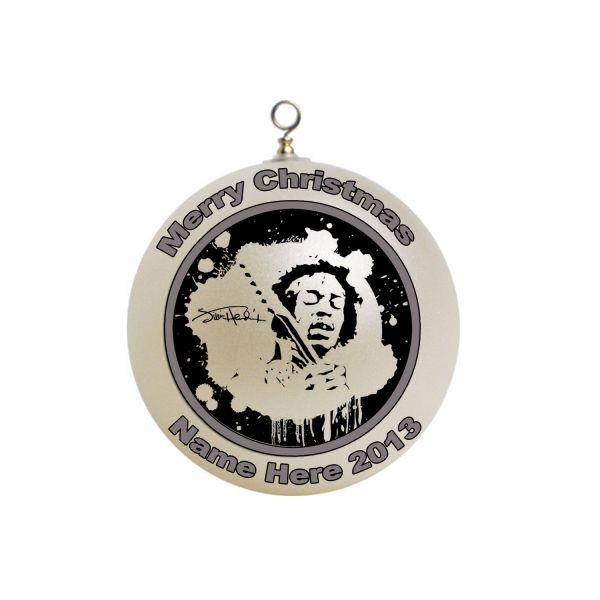 Personalized Jimi Hendrix Christmas Ornament Custom Gift #1