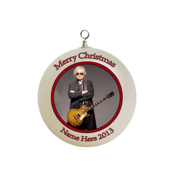 Personalized Jimmy Page Christmas Ornament Custom Gift #1
