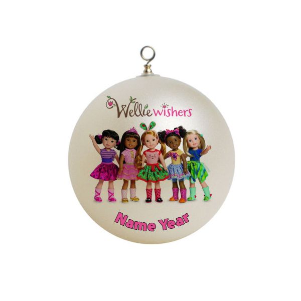 Personalized wellie wishers Christmas Ornament #1