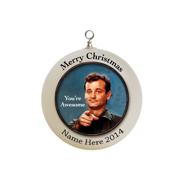 Personalized Bill Murray Christmas Ornament Gift #1