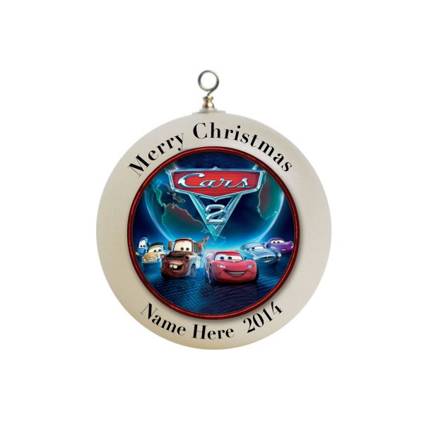 Personalized Pixar Cars 2 Christmas Ornament Gift #4